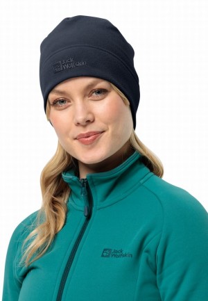 Navy Men Jack Wolfskin Real Stuff Beanie | 54626801