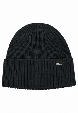 Navy Men Jack Wolfskin Schwansee Beanie | 59553952