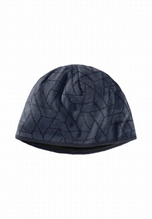 Navy Women Jack Wolfskin Alpspitze Beanie | 44072252