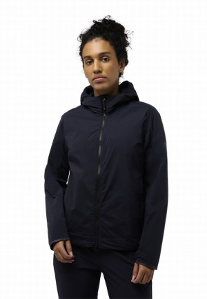 Navy Women Jack Wolfskin Bike Commute Xt Jackets | 48096588