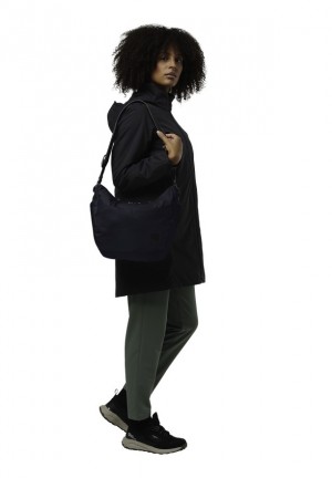 Navy Women Jack Wolfskin Burgweg Shoulder Bags | 19692935