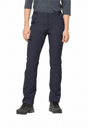 Navy Women Jack Wolfskin Geigelstein Hiking Pants | 34290212
