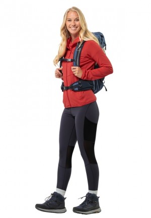 Navy Women Jack Wolfskin Kensteig Tight | 93927107