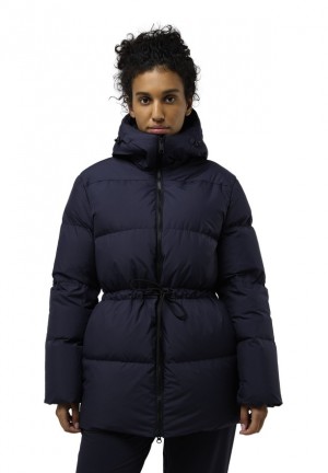 Navy Women Jack Wolfskin Kirschallee Winter Jackets | 72795348