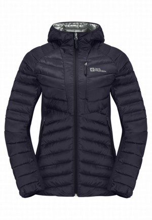 Navy Women Jack Wolfskin Routeburn Pro Ins Jackets | 62808620