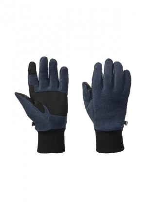 Navy Women Jack Wolfskin Vertigo Gloves | 24265962