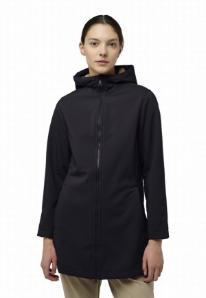 Navy Women Jack Wolfskin Windland Softshell Jackets | 51776405