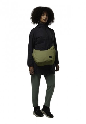 Olive Men Jack Wolfskin Burgweg Shoulder Bags | 56472192