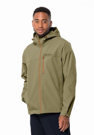 Olive Men Jack Wolfskin Desert Wind Jackets | 73676849