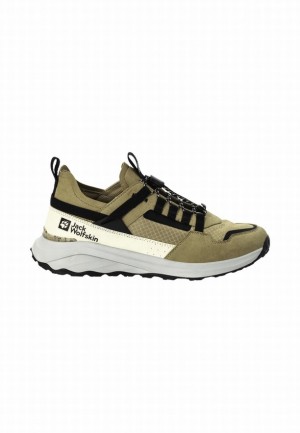 Olive Men Jack Wolfskin Dromoventure Athletic Low Outdoor Shoes | 12519309