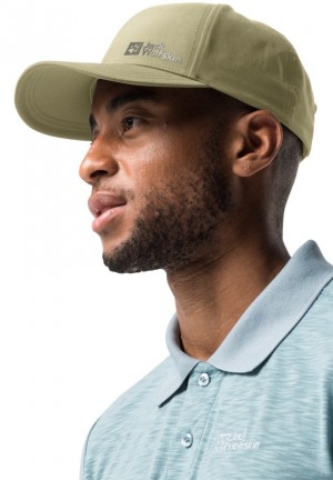 Olive Men Jack Wolfskin Summer Storm Xt Baseball Caps | 59511378