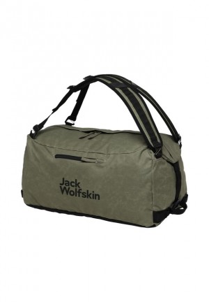 Olive Men Jack Wolfskin Traveltopia 45 Duffle Bags | 74139296
