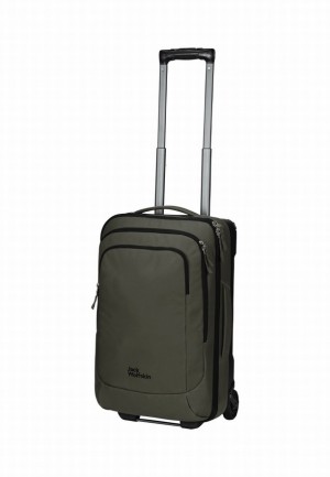 Olive Men Jack Wolfskin Traveltopia Wheeler 40 Suitcases | 22745961