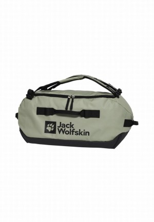 Olive Women Jack Wolfskin All-in 45 Duffle Bags | 39754146