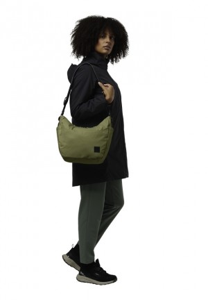 Olive Women Jack Wolfskin Burgweg Shoulder Bags | 78048413