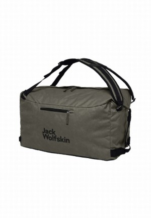 Olive Women Jack Wolfskin Traveltopia 65 Duffle Bags | 57931719
