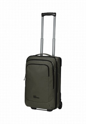 Olive Women Jack Wolfskin Traveltopia Wheeler 40 Suitcases | 31301454