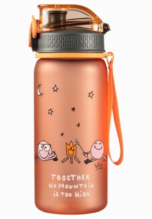 Orange Women Jack Wolfskin Smileyworld 0.5 Water Bottles | 28807788