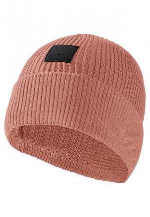 Pink Women Jack Wolfskin Reyuse Beanie | 65555835