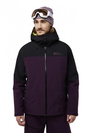 Purple Men Jack Wolfskin Alpspitze Tour 3l Ski Jackets | 19470918