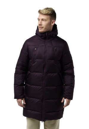 Purple Men Jack Wolfskin Wandermood Down Coats | 65578608