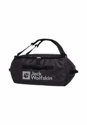 Purple Women Jack Wolfskin All-in 65 Duffle Bags | 67451890