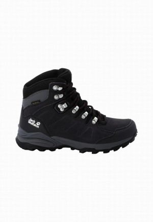 Purple Women Jack Wolfskin Refugio Texapore Mid Hiking Shoes | 26012852