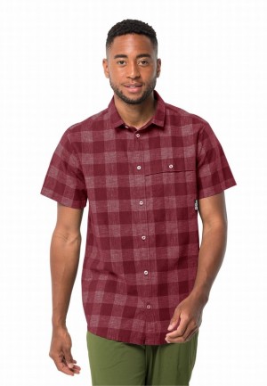Red Men Jack Wolfskin Highlands Shirts | 36226055