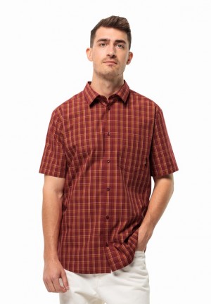 Red Men Jack Wolfskin Hot Springs Shirts | 43741224