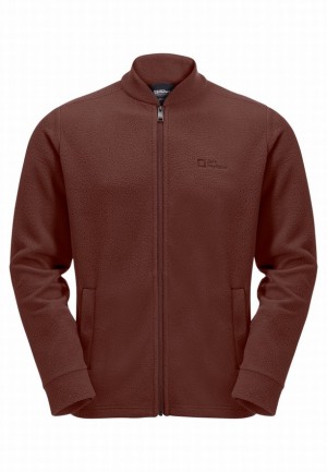 Red Men Jack Wolfskin Light Curl Fleece Jackets | 64637779