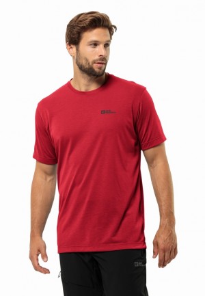 Red Men Jack Wolfskin Vonnan S/s T Shirts | 30134373