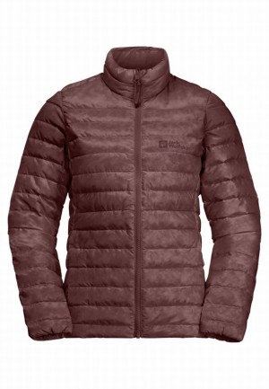 Red Women Jack Wolfskin Pilvi Down Jackets | 98600721