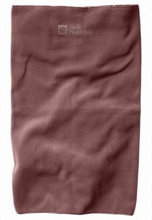 Red Women Jack Wolfskin Real Stuff Loop Scarf | 56440306