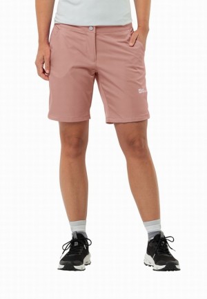 Rose Women Jack Wolfskin Hiking Alpine Shorts | 78611398