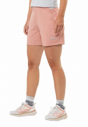 Rose Women Jack Wolfskin Prelight Shorts | 96181779