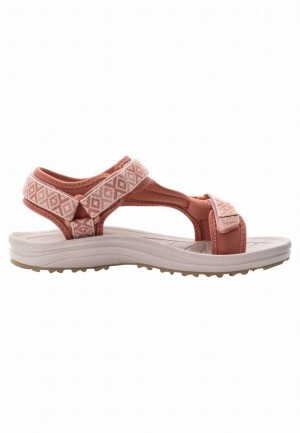 Rose Women Jack Wolfskin Wave Breaker Sandals | 37166132