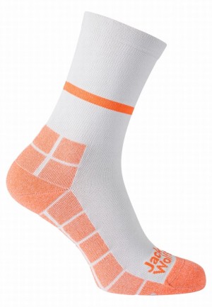 White Men Jack Wolfskin Light Multi Cl C Socks | 24469745