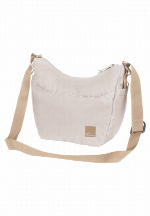 White Women Jack Wolfskin Burgweg Shoulder Bags | 72101886