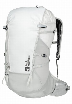 White Women Jack Wolfskin Prelight Vent 20 Hiking Backpack | 95472597