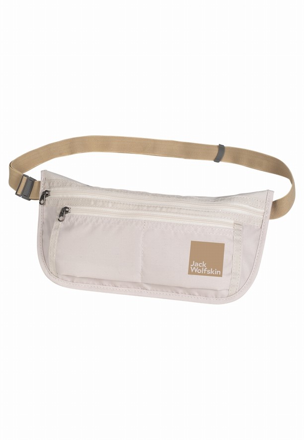 Beige Men Jack Wolfskin Document Belt De Luxe Bum Bag | 61463841