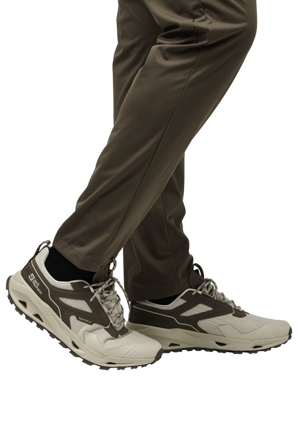 Beige Men Jack Wolfskin Prelight Texashield Low Hiking Shoes | 40362156