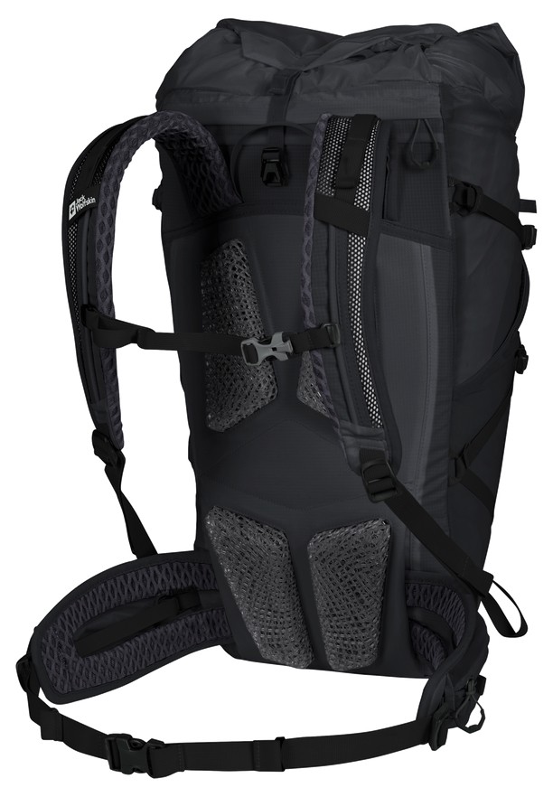 Black Men Jack Wolfskin 3d Prelight Rise 35 Hiking Backpack | 52379384