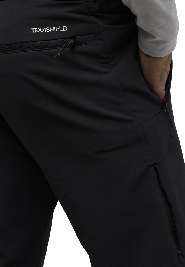 Black Men Jack Wolfskin Activate Thermic Hiking Pants | 90091859