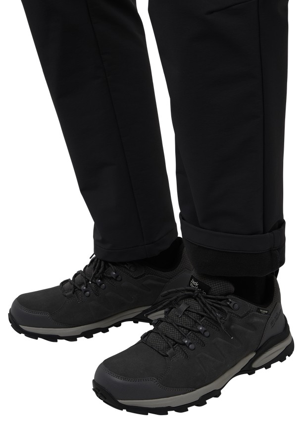 Black Men Jack Wolfskin Activate Thermic Hiking Pants | 90091859