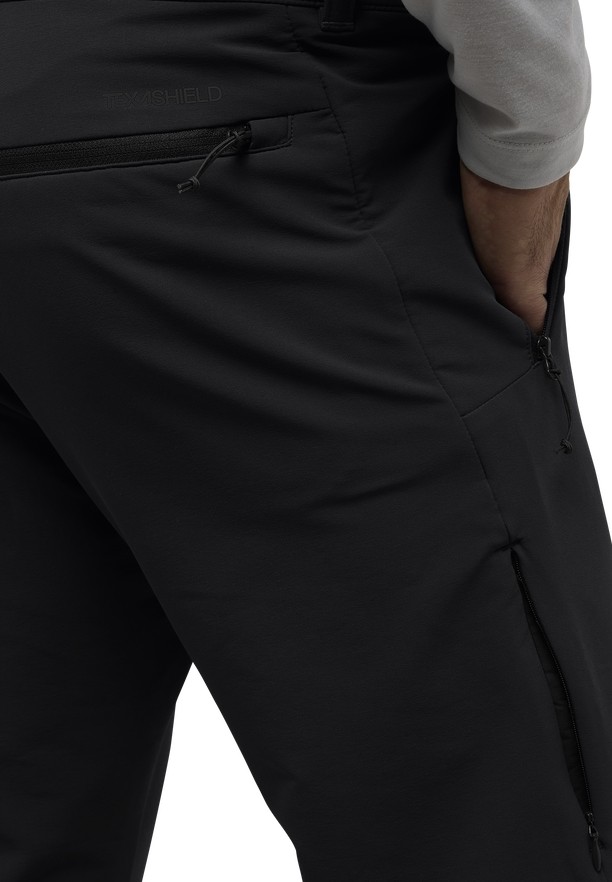 Black Men Jack Wolfskin Activate Thermic Hiking Pants | 73104782