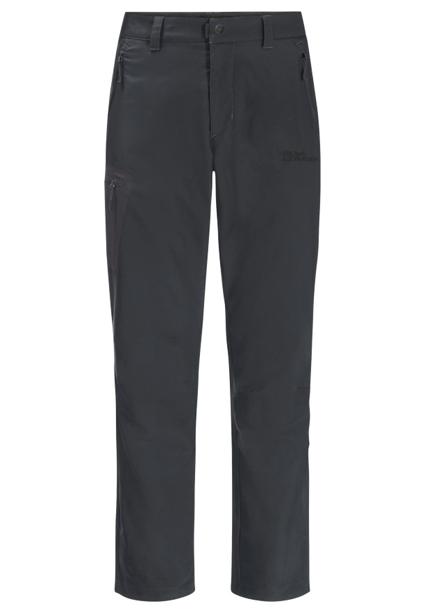 Black Men Jack Wolfskin Active Track Pant Hiking Pants | 62950959