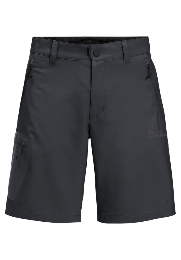 Black Men Jack Wolfskin Active Track Shorts | 25858676