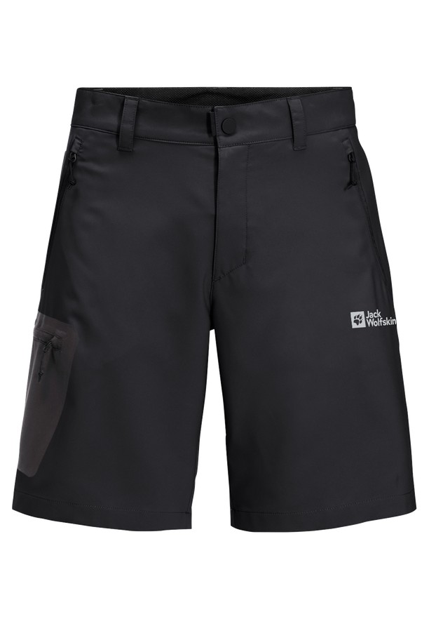 Black Men Jack Wolfskin Active Track Shorts | 96248587