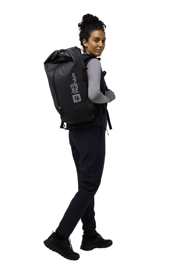 Black Men Jack Wolfskin All-in 30 Hiking Backpack | 72118611