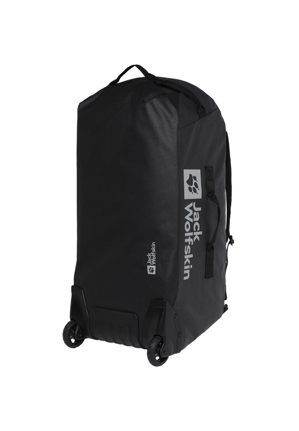 Black Men Jack Wolfskin All-in Wheeler 90 Duffle Bags | 56408608